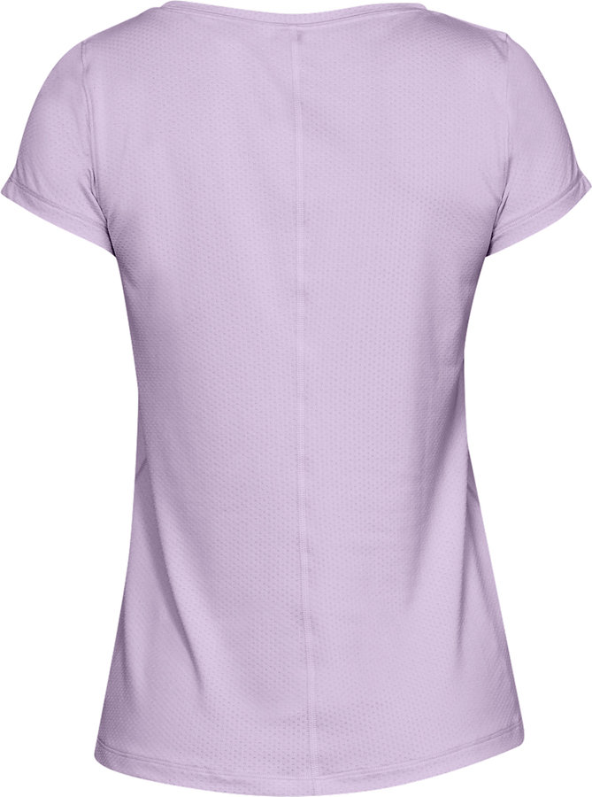 Fialové dámské tričko s krátkým rukávem Under Armour - velikost XS