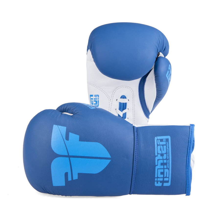 Modré boxerské rukavice Fighter