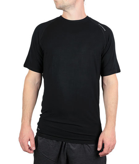 Černé pánské tričko s krátkým rukávem Endurance