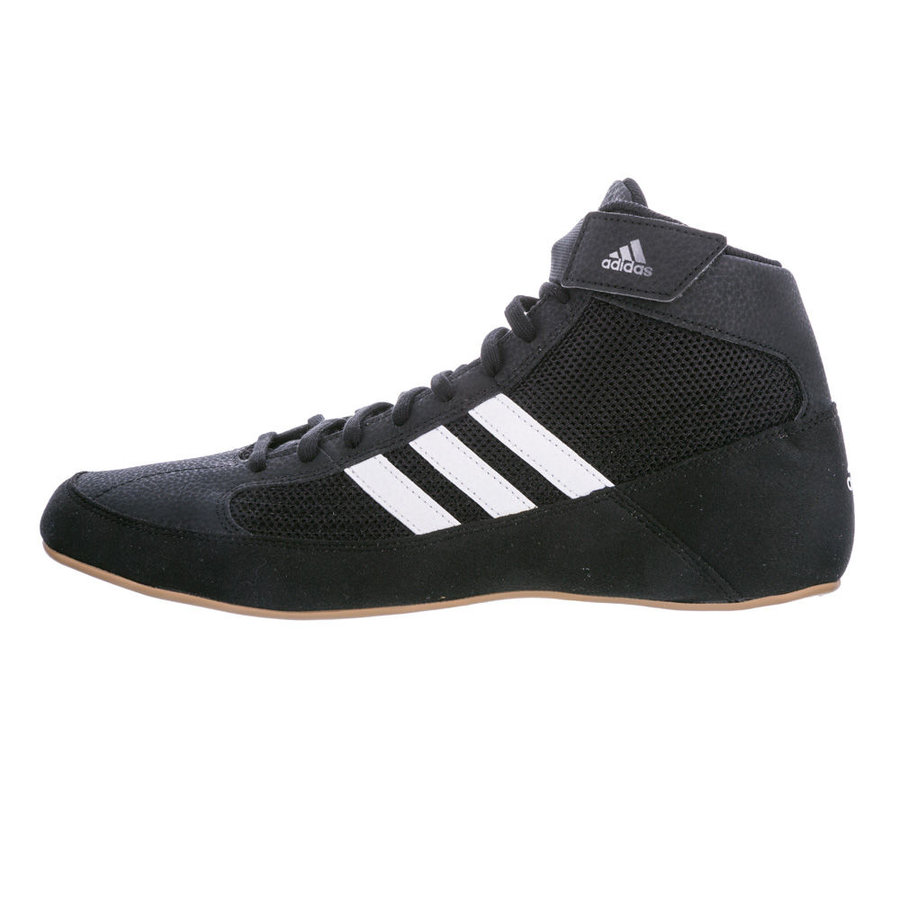 Černé zápasnické boty HVC, Adidas - velikost 48 2/3 EU