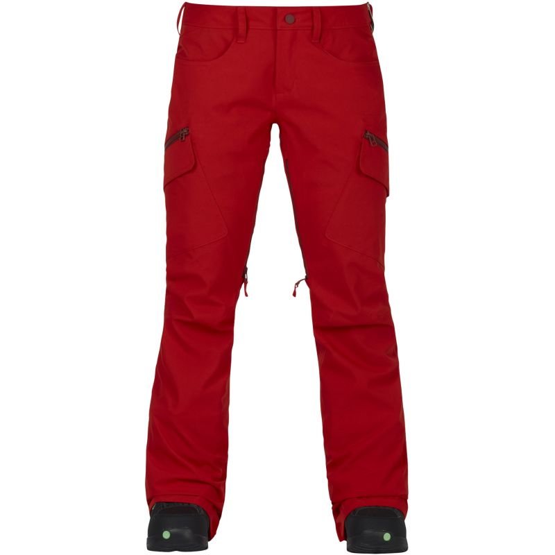 Červené dámské snowboardové kalhoty Burton