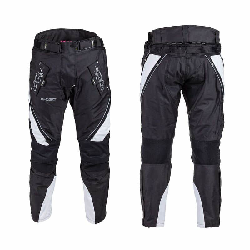 Černé dámské motorkářské kalhoty Kaajla NF-2683, W-TEC