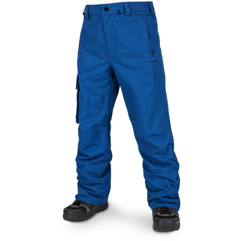 Modré pánské snowboardové kalhoty Volcom - velikost M
