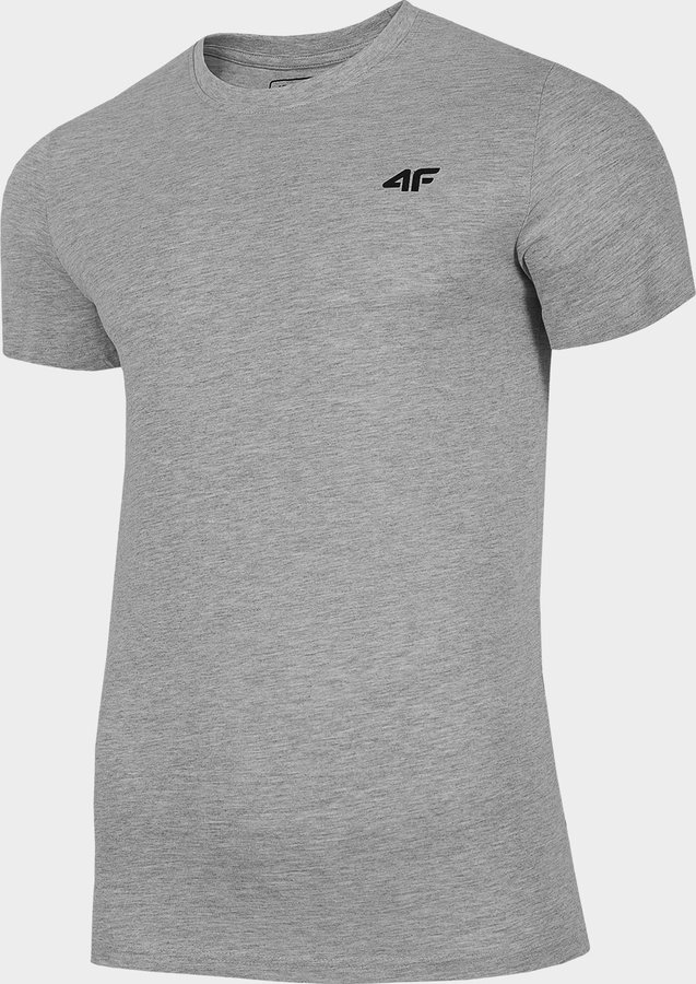 Šedé pánské tričko s krátkým rukávem 4F