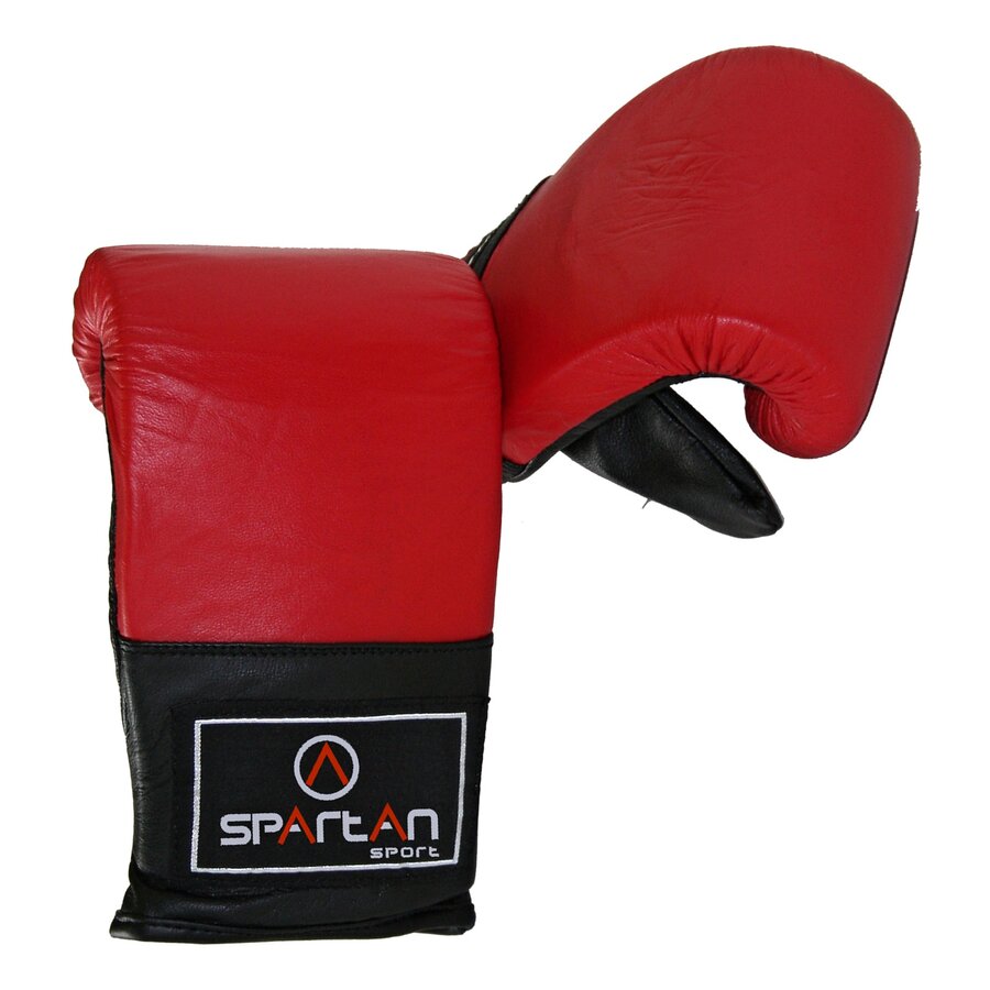 Červené boxerské rukavice Spartan - velikost L