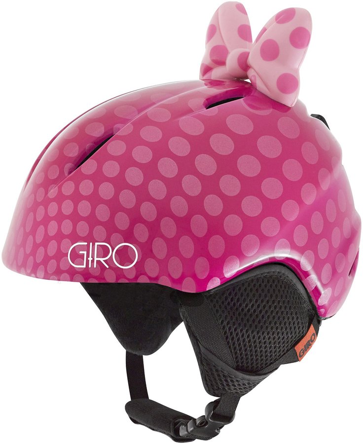 Růžová dívčí lyžařská helma Giro