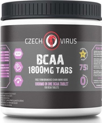BCAA - BCAA 1800 mg Tabs - Czech Virus 150 tbl