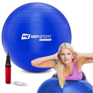 Modrý gymnastický míč Hop-Sport - průměr 75 cm
