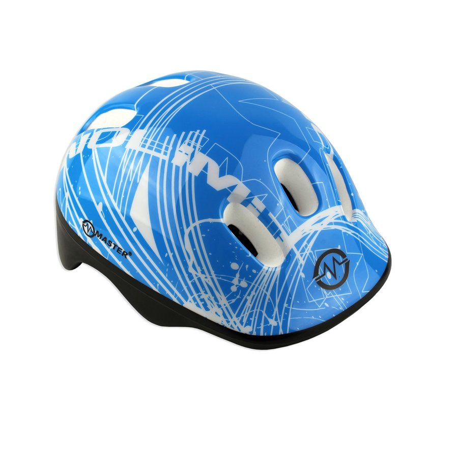 Modrá dětská cyklistická helma Master