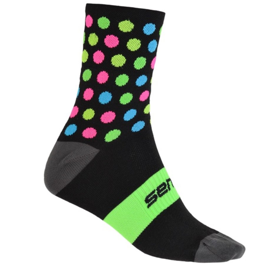 Cyklistické ponožky - Ponožky SENSOR Dots multicolor