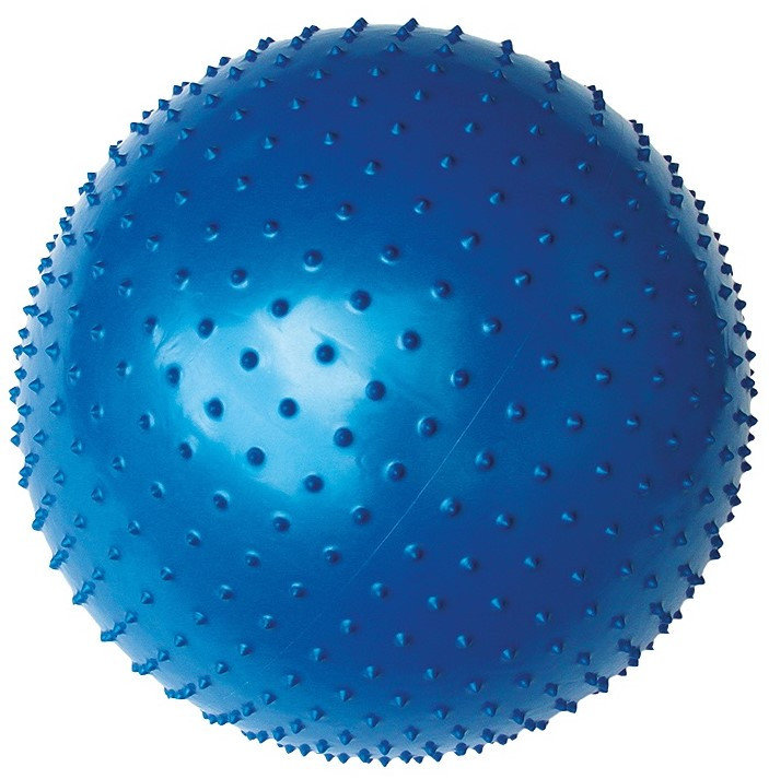 Modrý gymnastický míč s pumpou Yate - průměr 65 cm