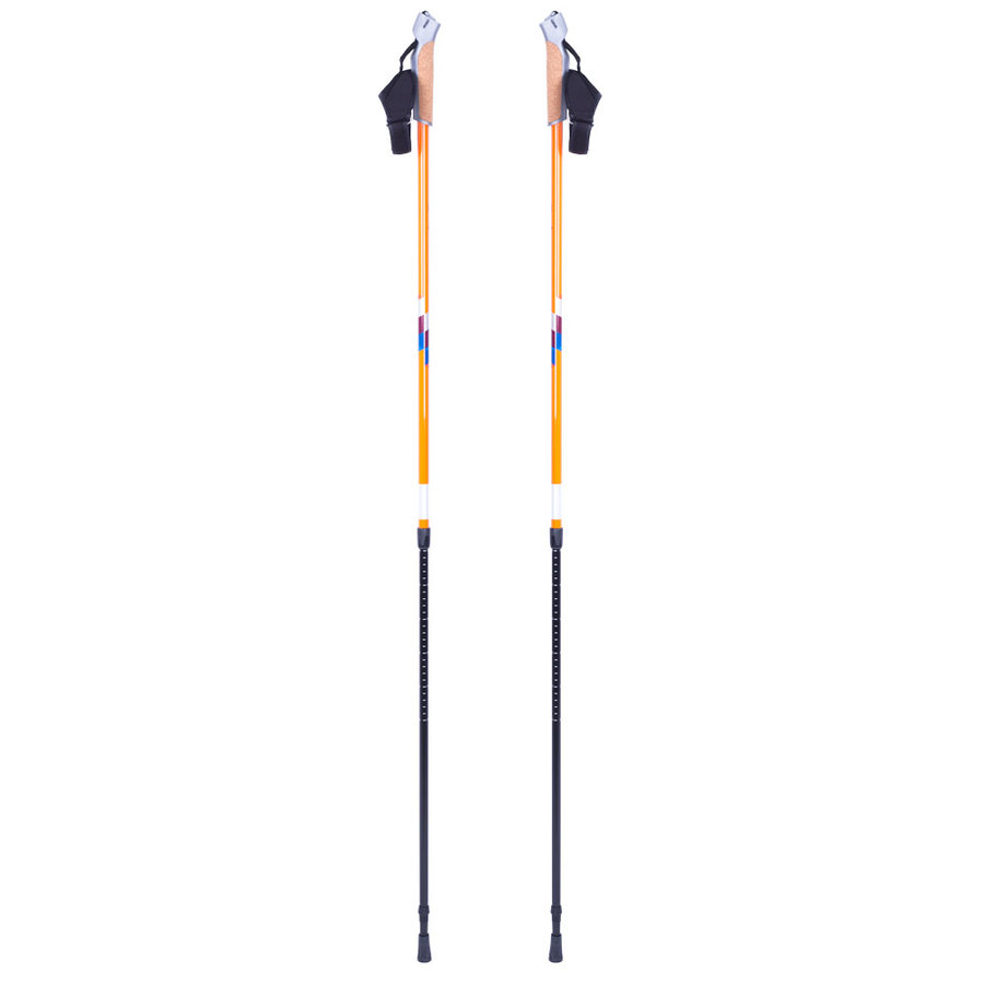 Žlutá trekingová hůl Potosi, inSPORTline - délka 135 cm
