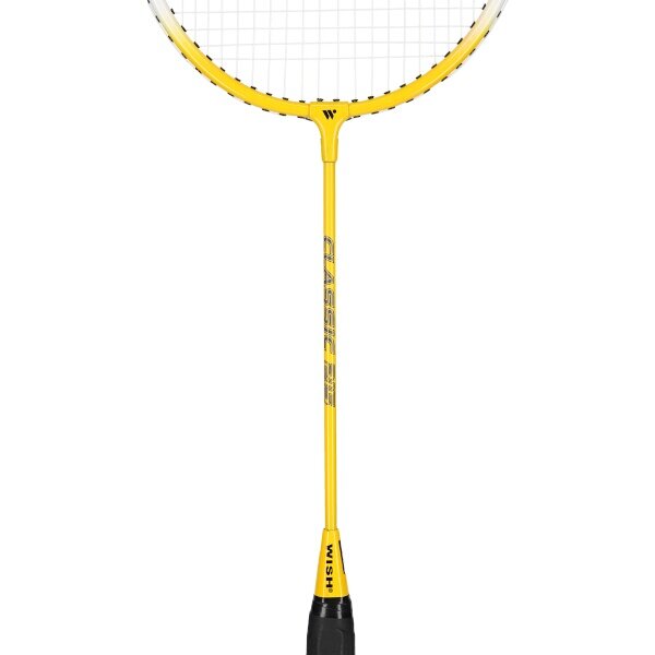 Žlutá raketa na badminton Wish - délka 66,5 cm