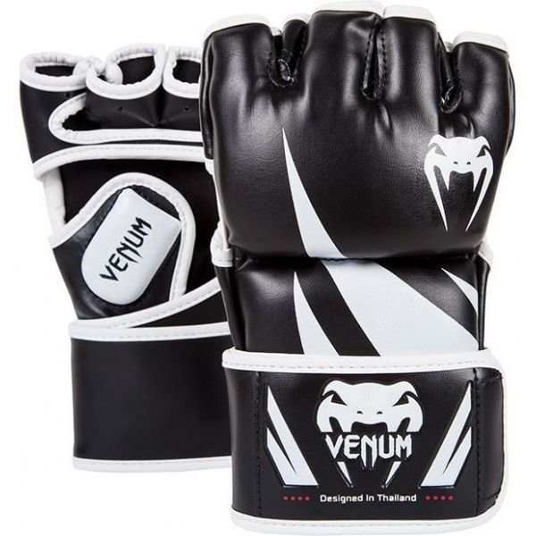 Bílo-černé MMA rukavice Venum - velikost M