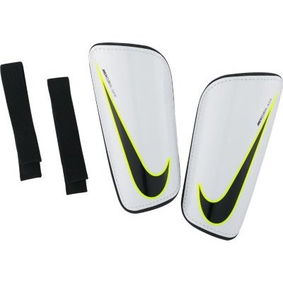 Bílé fotbalové chrániče holení Hard Shell Slip-In, Nike - velikost S