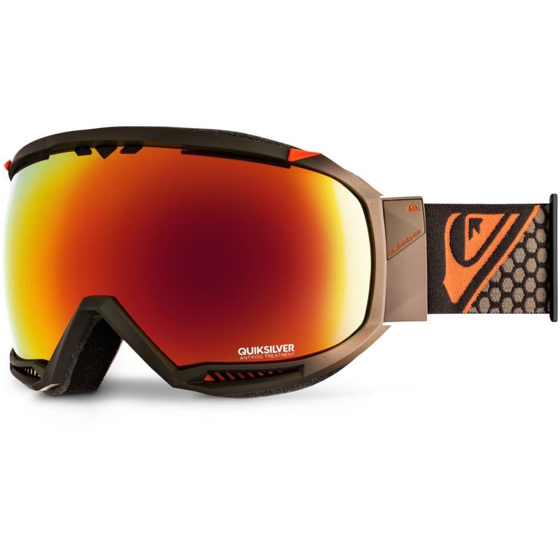 Černo-oranžové pánské lyžařské brýle Quiksilver