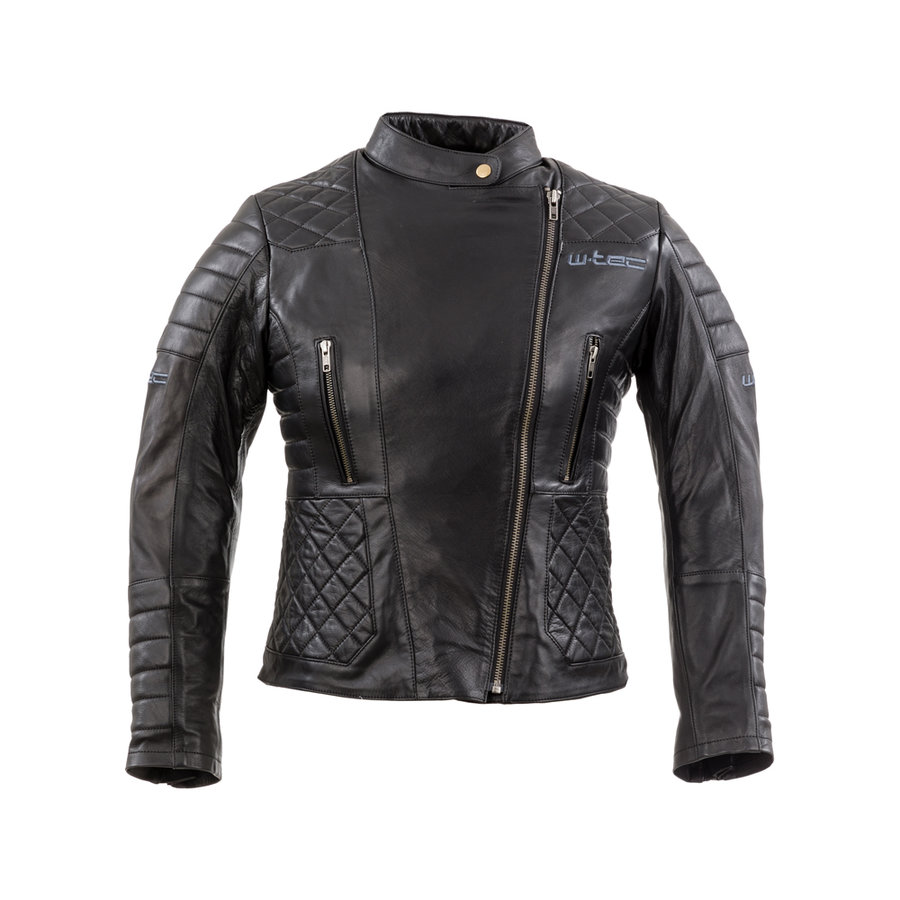 Černá dámská motorkářská bunda Corallia, W-TEC - velikost XL