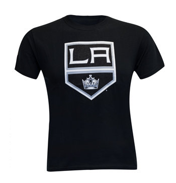 Černé dětské tričko s krátkým rukávem "Los Angeles Kings", Levelwear - velikost XL