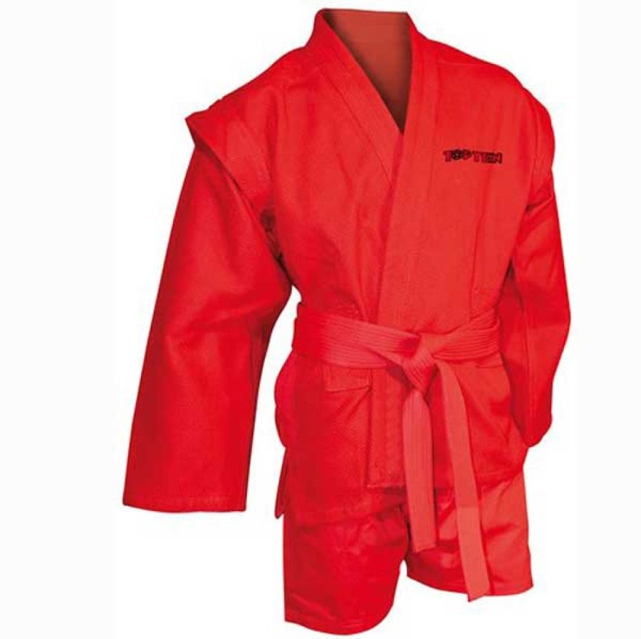 Kimono na sambo - Uniforma - kimono SAMBO Top Ten - červená - červená - velikost 190