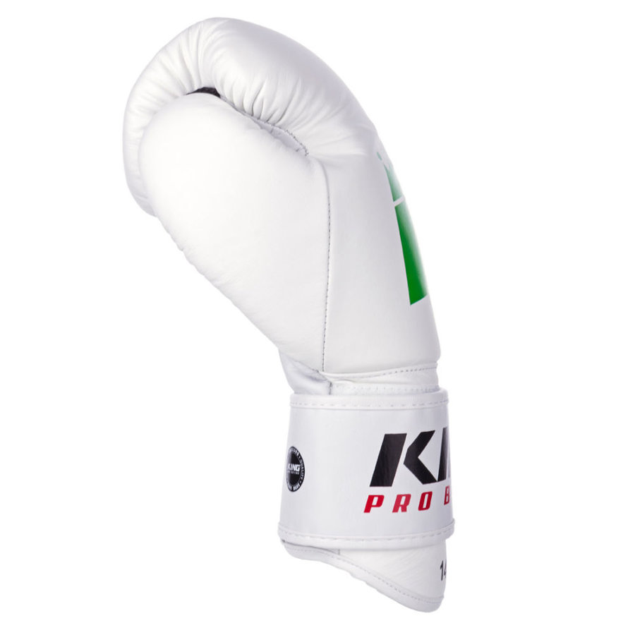 Bílé boxerské rukavice King - velikost 12 oz
