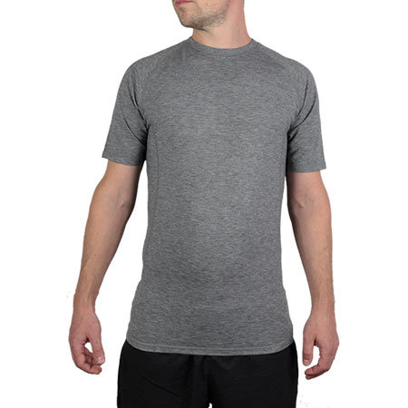 Šedé pánské tričko s krátkým rukávem Endurance