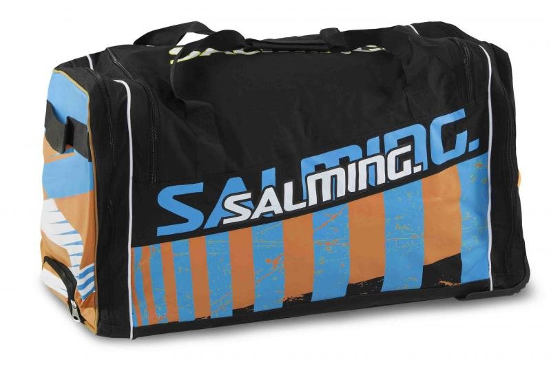Černo-oranžová hokejová taška - junior Salming