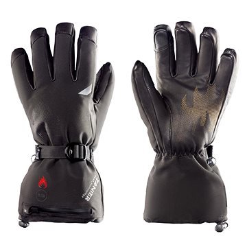 Černé lyžařské rukavice Zanier