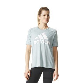 Modré dámské tričko s krátkým rukávem Adidas - velikost S