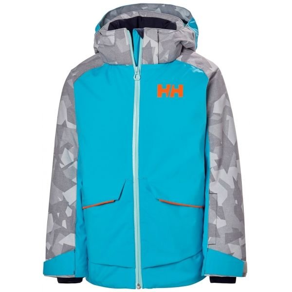 Modro-šedá dívčí lyžařská bunda Helly Hansen - velikost 16