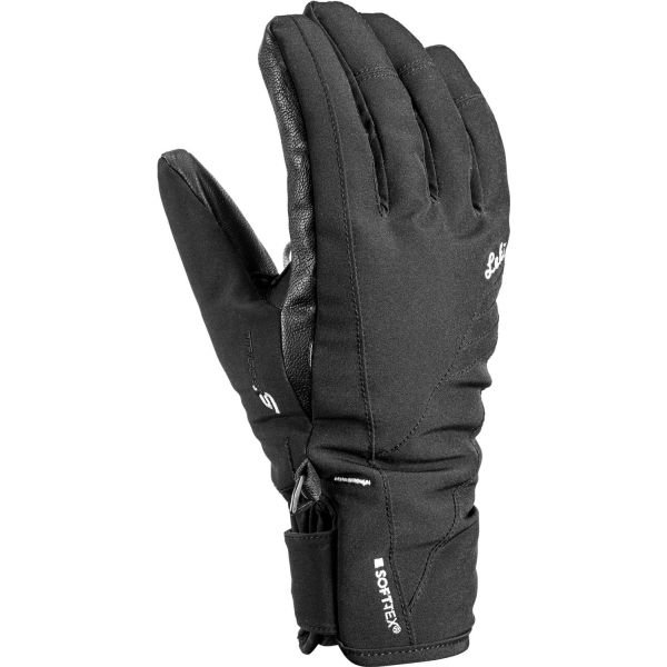 Černé dámské lyžařské rukavice Leki