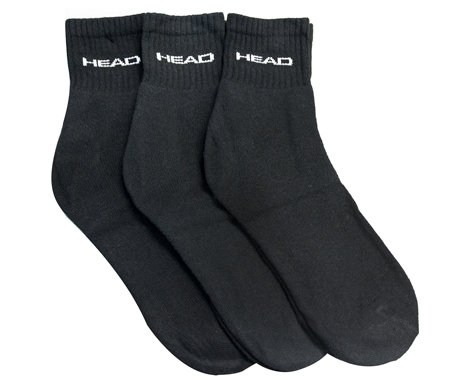 Černé kotníkové pánské tenisové ponožky  Head