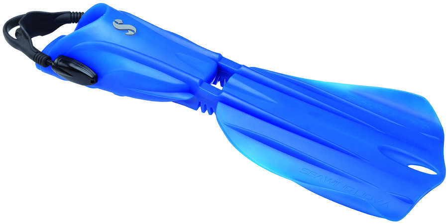 Modré dlouhé potápěčské ploutve s pásky SEAWING NOVA, Scubapro