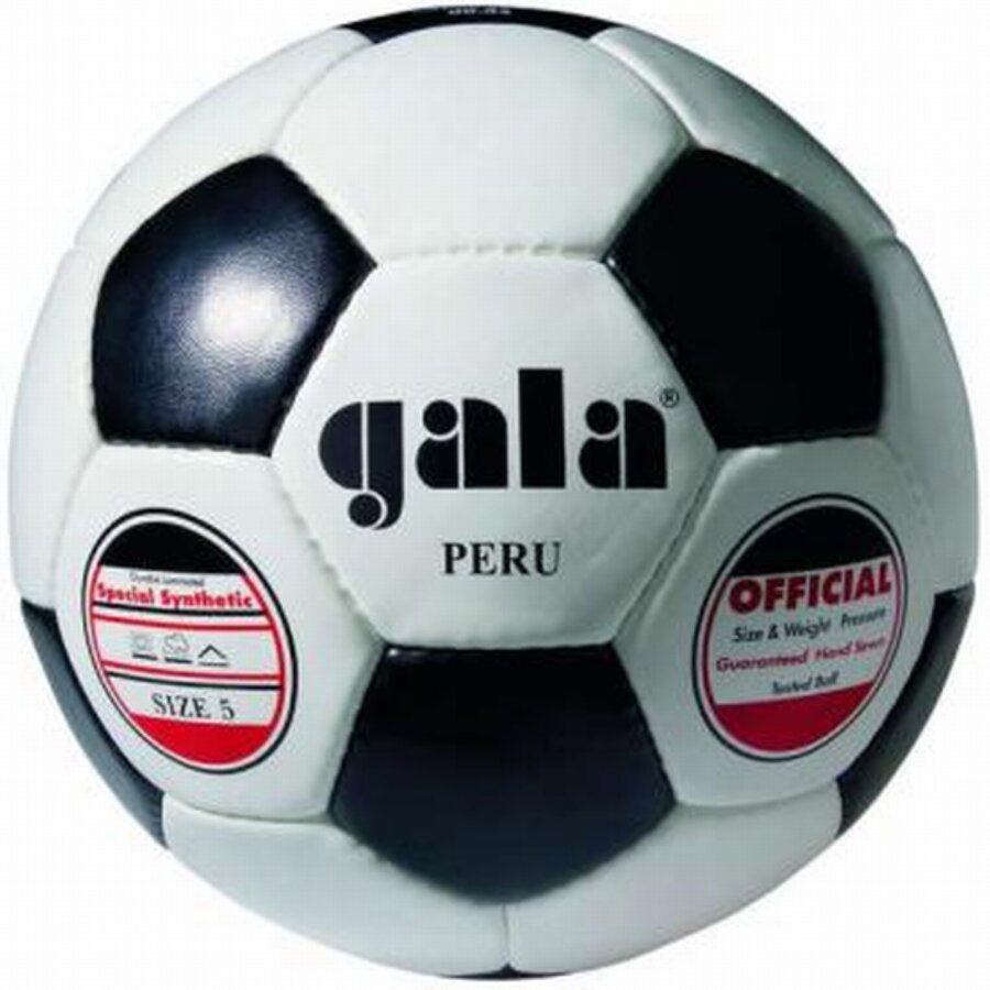 Bílo-černý fotbalový míč Peru, Gala - velikost 5