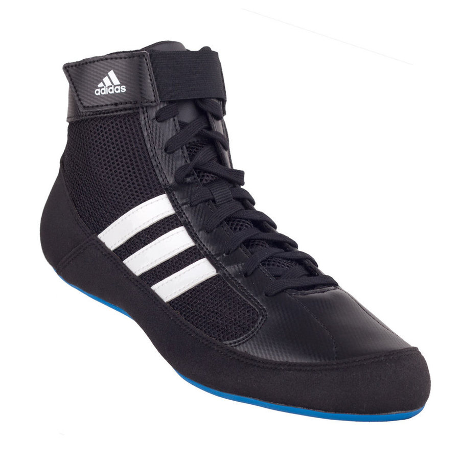 Černé zápasnické boty HVC, Adidas - velikost 45 1/3 EU