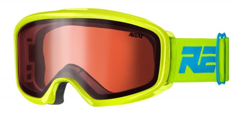 Žluté dětské lyžařské brýle Relax