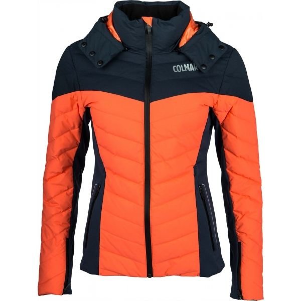 Černo-oranžová dámská lyžařská bunda Colmar - velikost 40