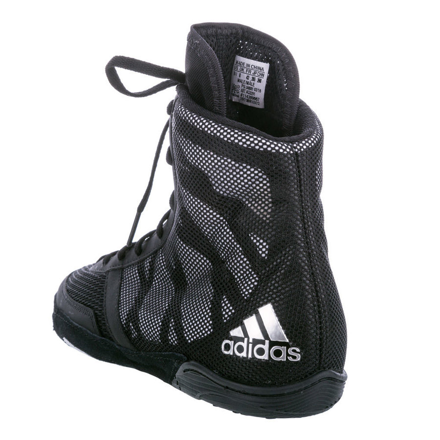 Černé zápasnické boty Pretereo III, Adidas - velikost 43 1/3 EU
