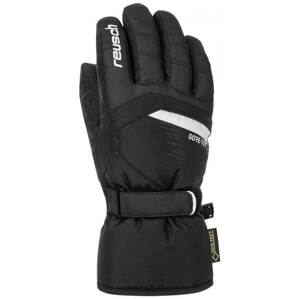 Černé dětské lyžařské rukavice Reusch - velikost 4,5