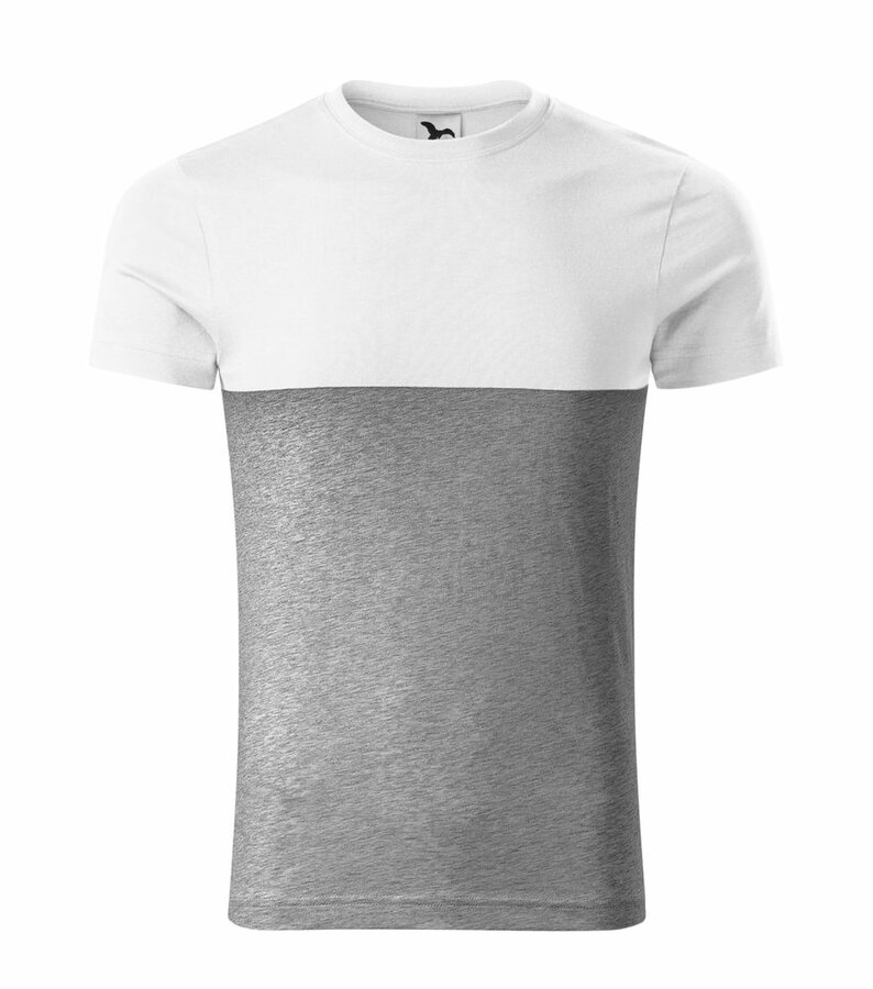 Bílo-šedé tričko s krátkým rukávem Adler - velikost 3XL