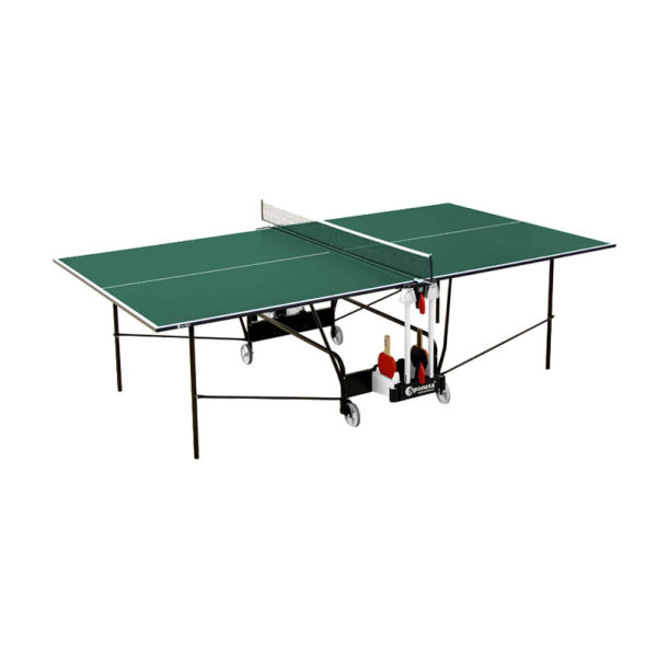 Zelený vnitřní stůl na stolní tenis S1-72i, Sponeta
