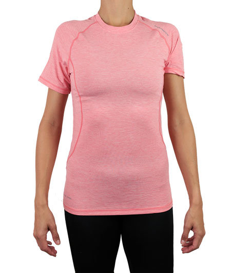 Růžové dámské tričko s krátkým rukávem Endurance