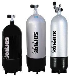 Potápěčská tlaková láhev Sopras - objem 15 l