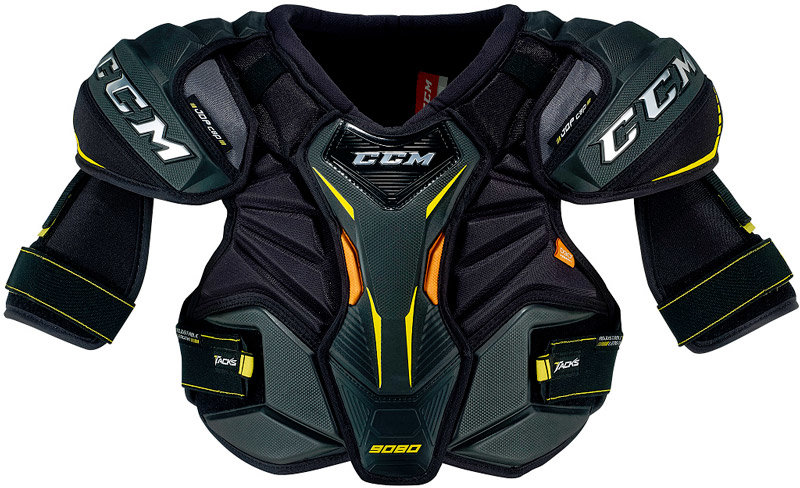 Černý hokejový chránič ramen - senior CCM - velikost M