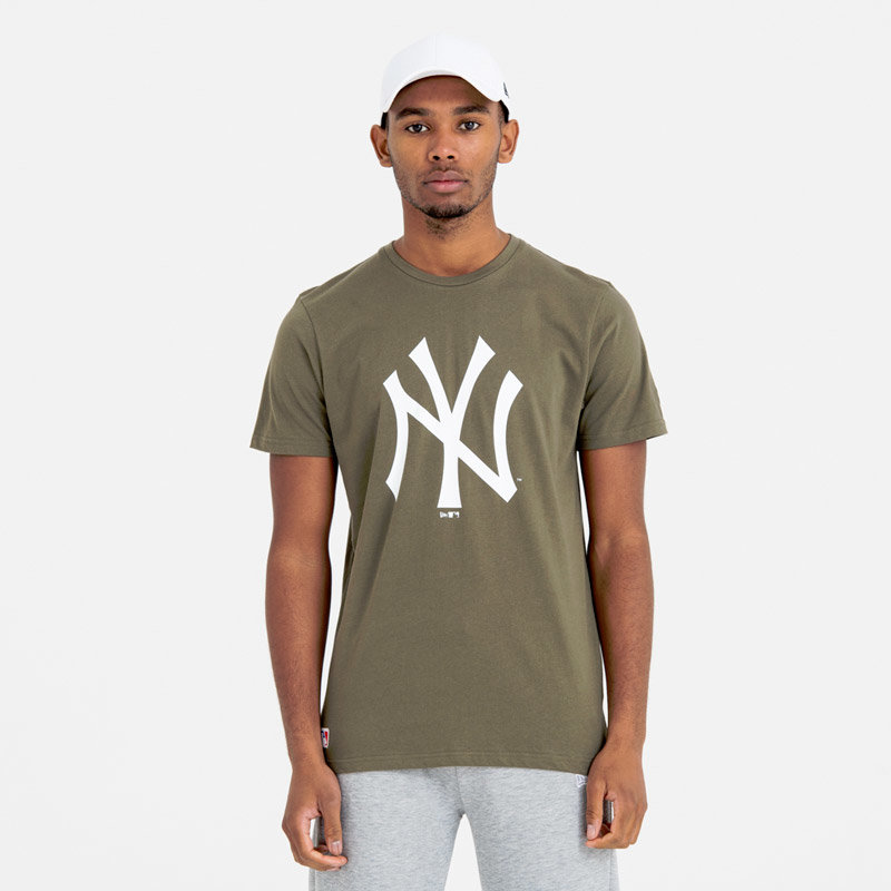 Zelené pánské tričko s krátkým rukávem &amp;quot;New York Yankees&amp;quot;, New Era - velikost L