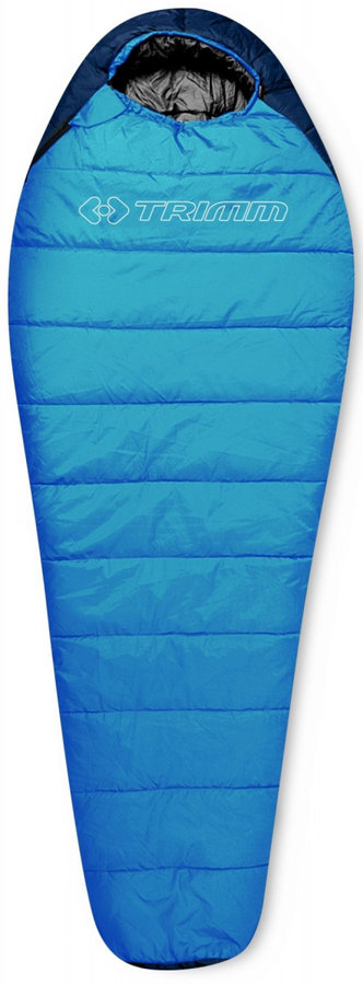 Modrý spací pytel Trimm - délka 210 cm