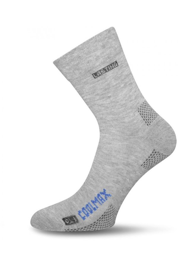Šedé pánské trekové ponožky Lasting - velikost 46-49 EU