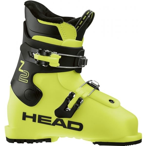 Žluté nebo šedo-žluté dětské lyžařské boty Head - velikost vnitřní stélky 22,5 cm