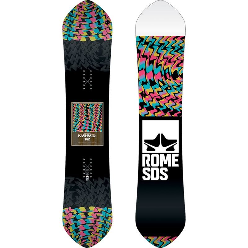 Černý snowboard bez vázání Rome - délka 142 cm