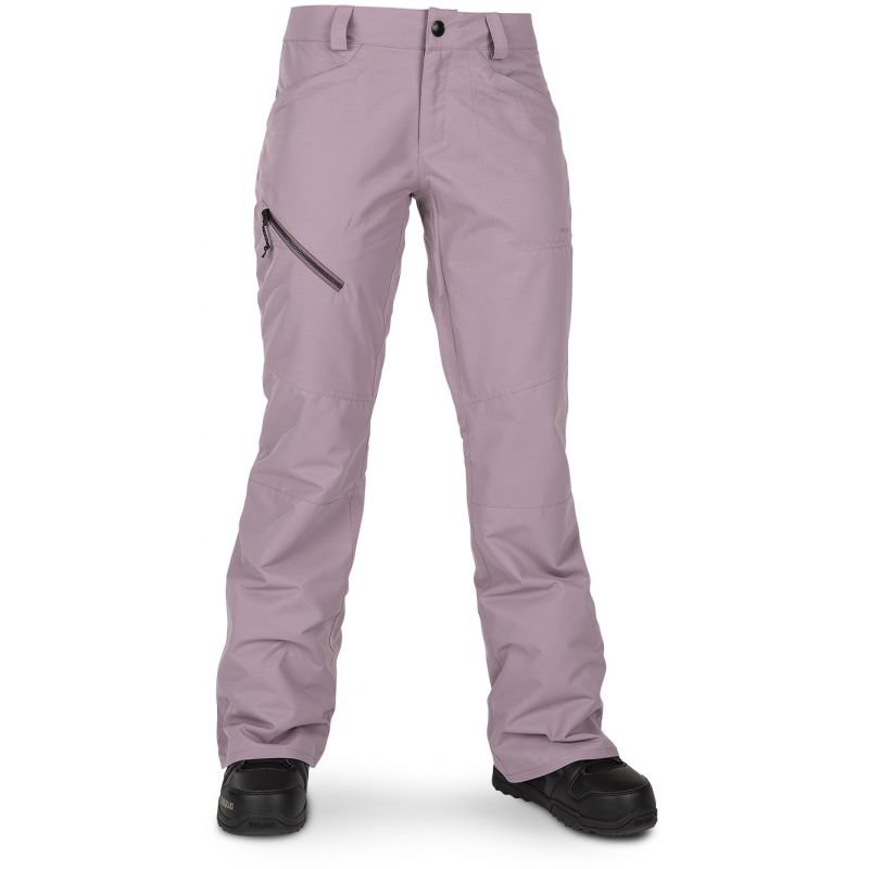 Růžové dámské snowboardové kalhoty Volcom - velikost S