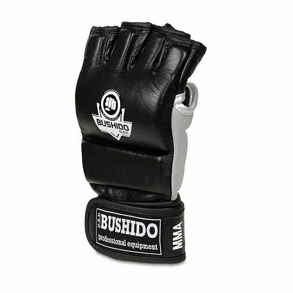 Bílo-černé MMA rukavice Bushido - velikost XL